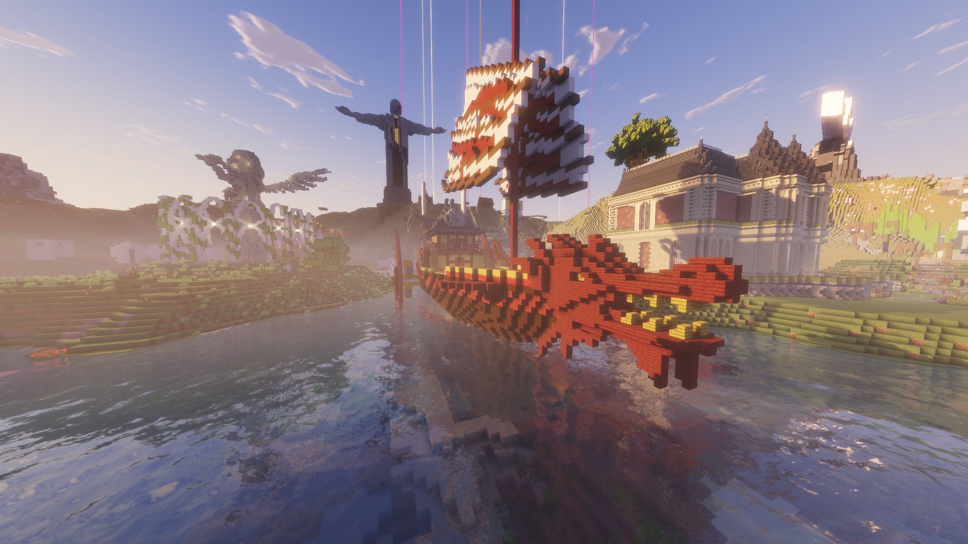 CraftValley Spieler Build seitlich von vorne.