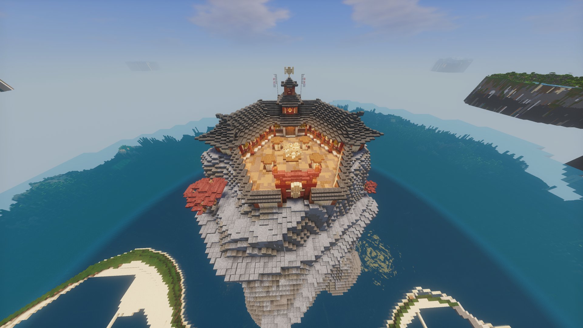 CraftValley Ninja go Tempel von oben