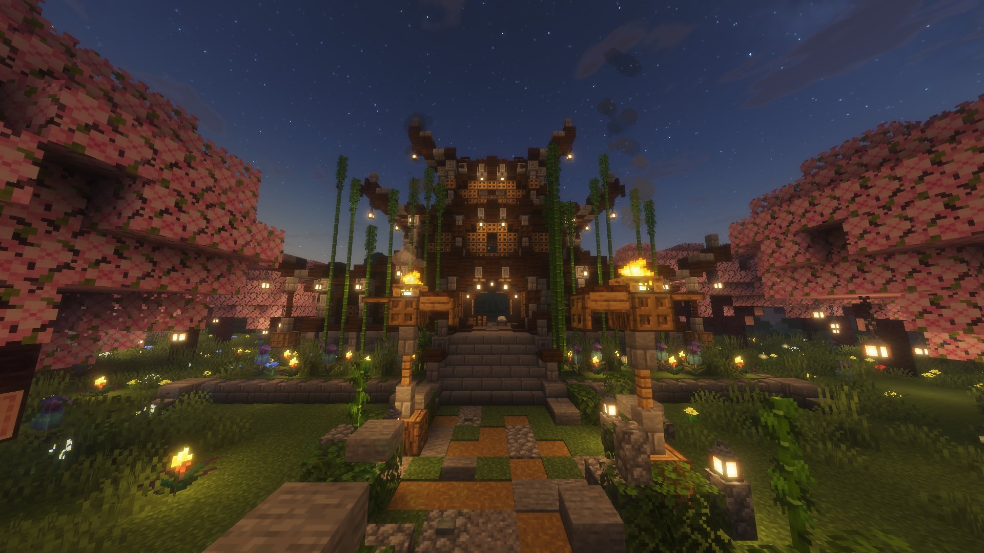CraftValley Spieler Tempel Build